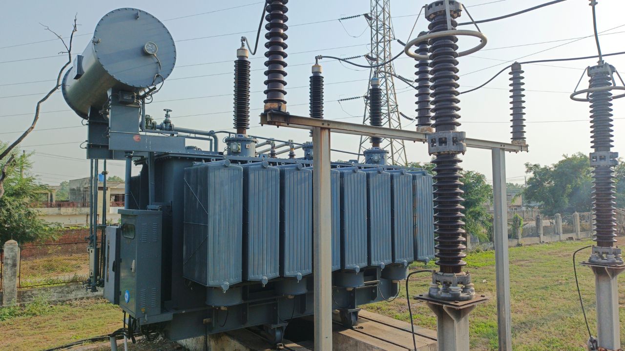 outdoor power transformer